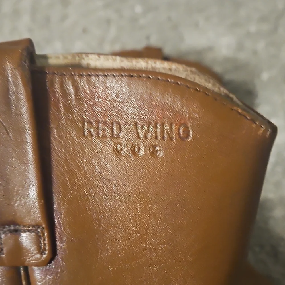 Red Wing Shoes Brown Leather Boots Western Cowboy 10